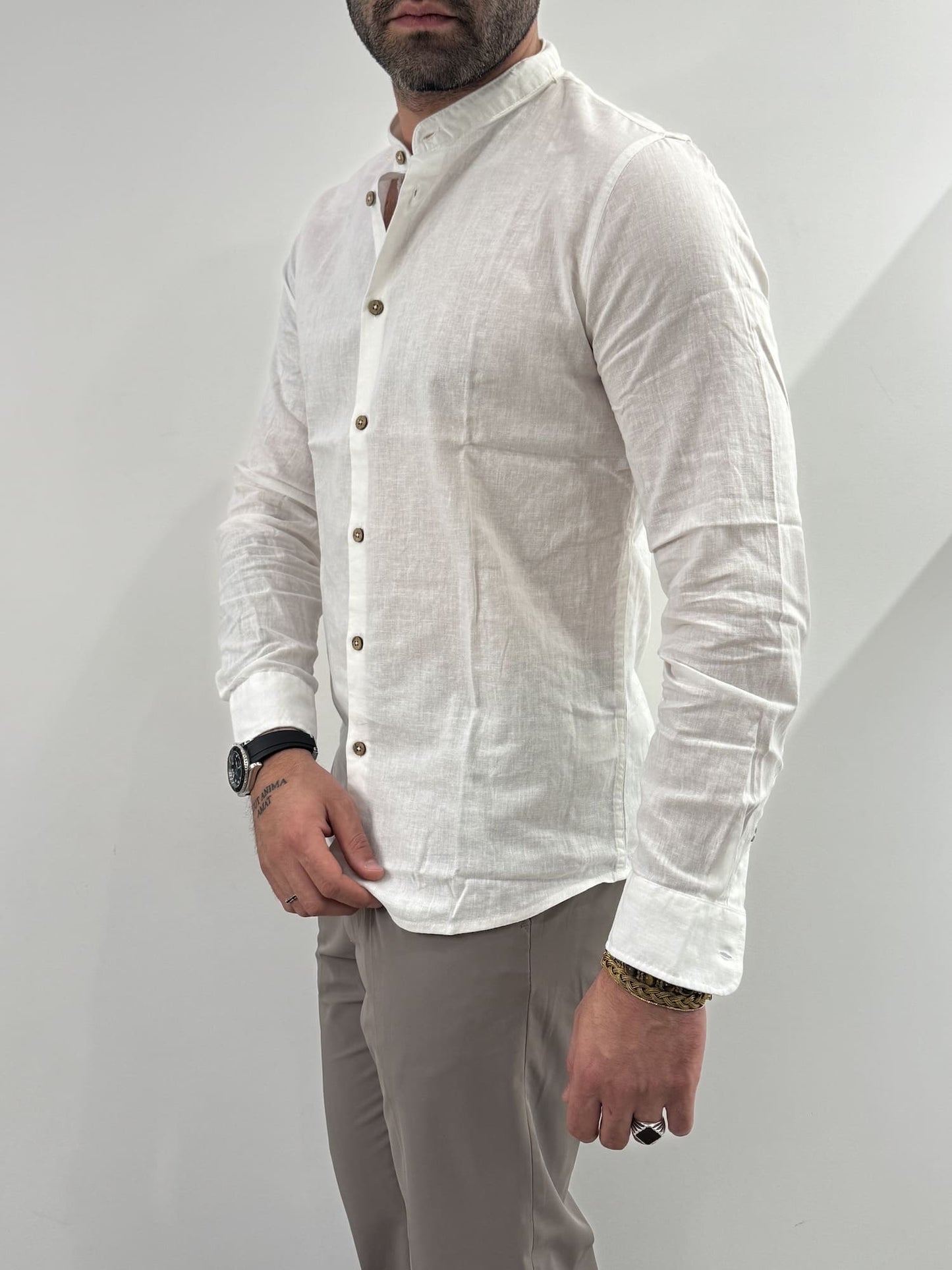 Camicia Hamaki-Ho in misto lino