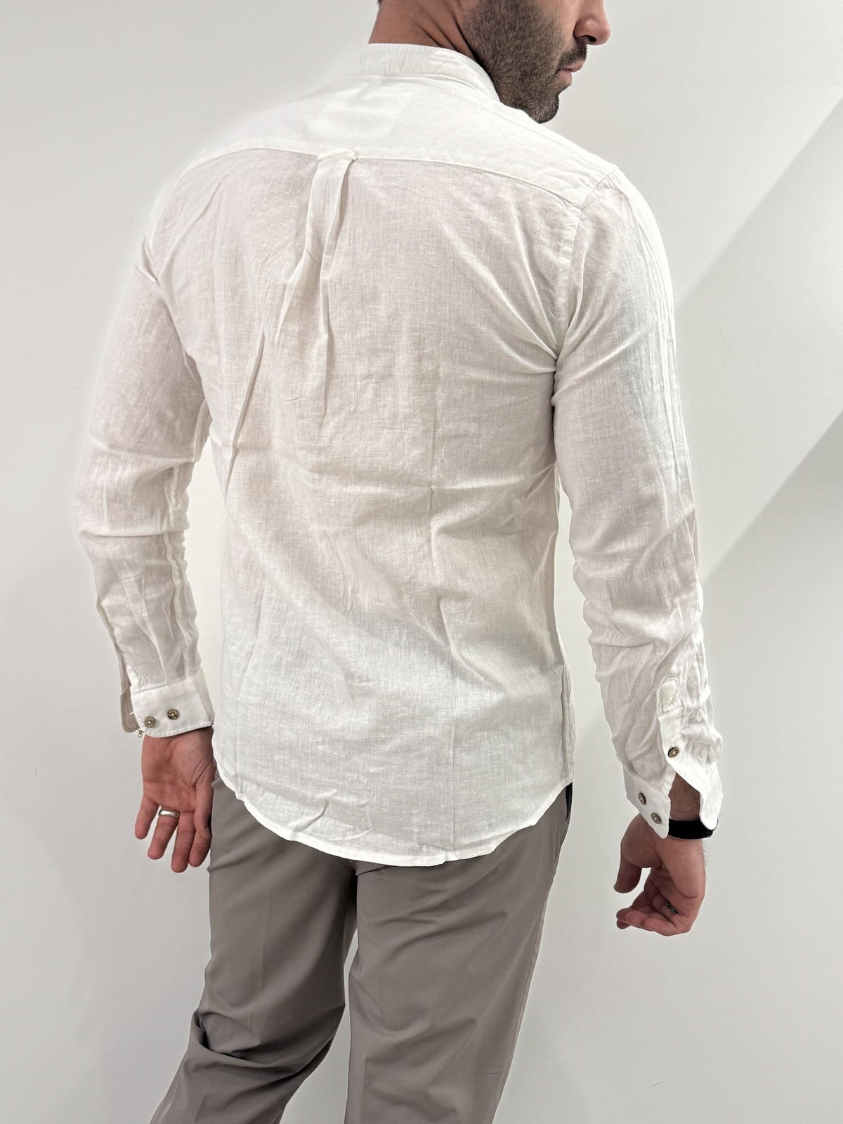 Camicia Hamaki-Ho in misto lino