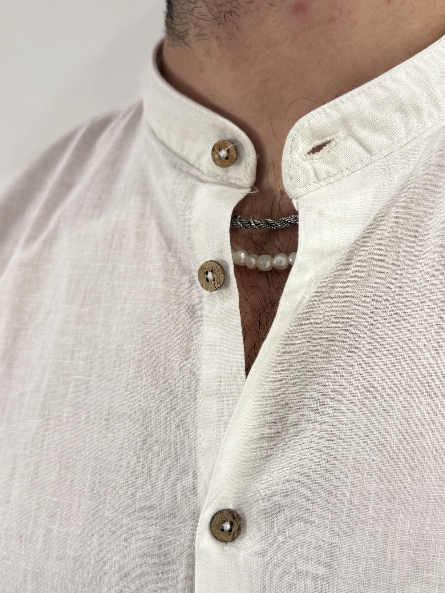 Camicia Hamaki-Ho in misto lino