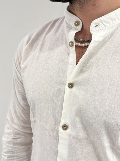 Camicia Hamaki-Ho in misto lino
