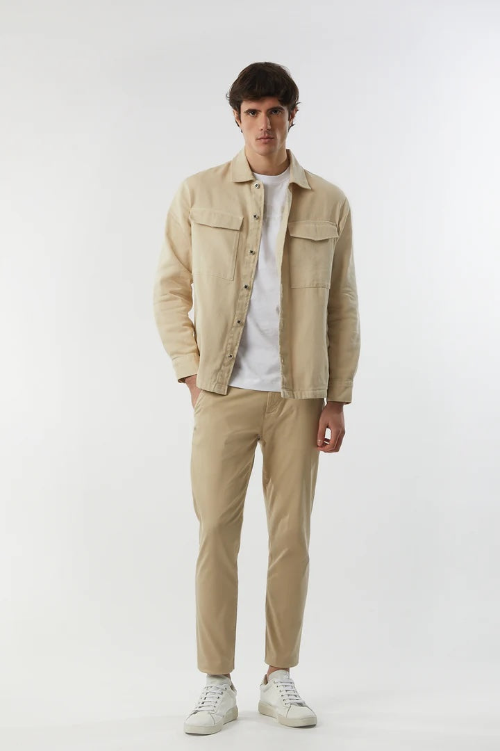 Overshirt in cotone
