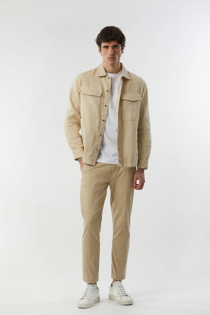 Overshirt in cotone
