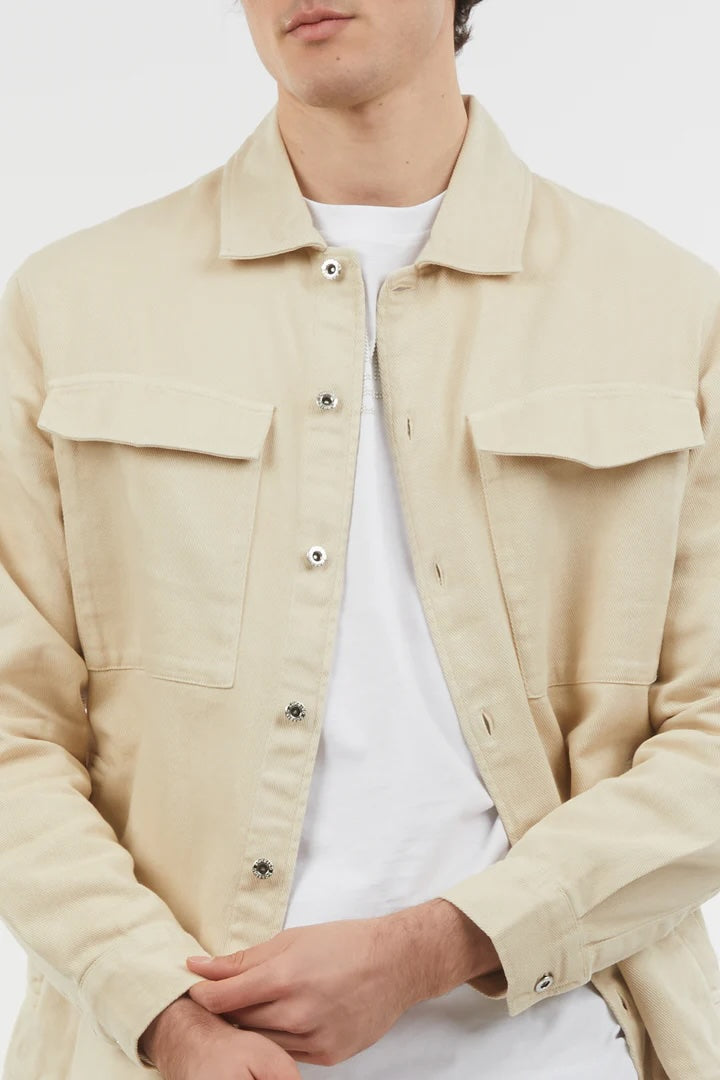 Overshirt in cotone