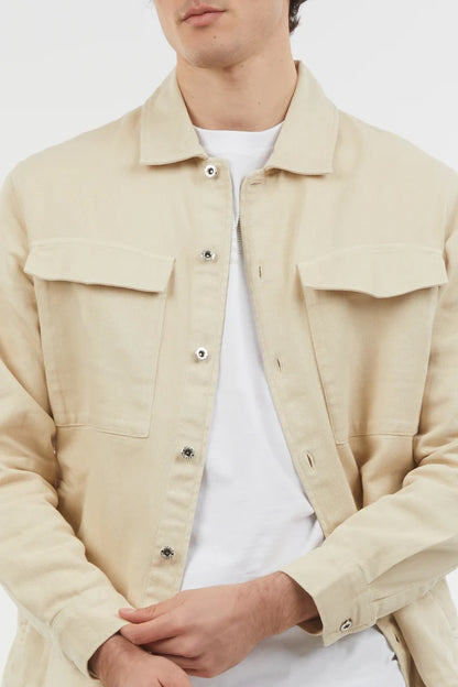 Overshirt in cotone