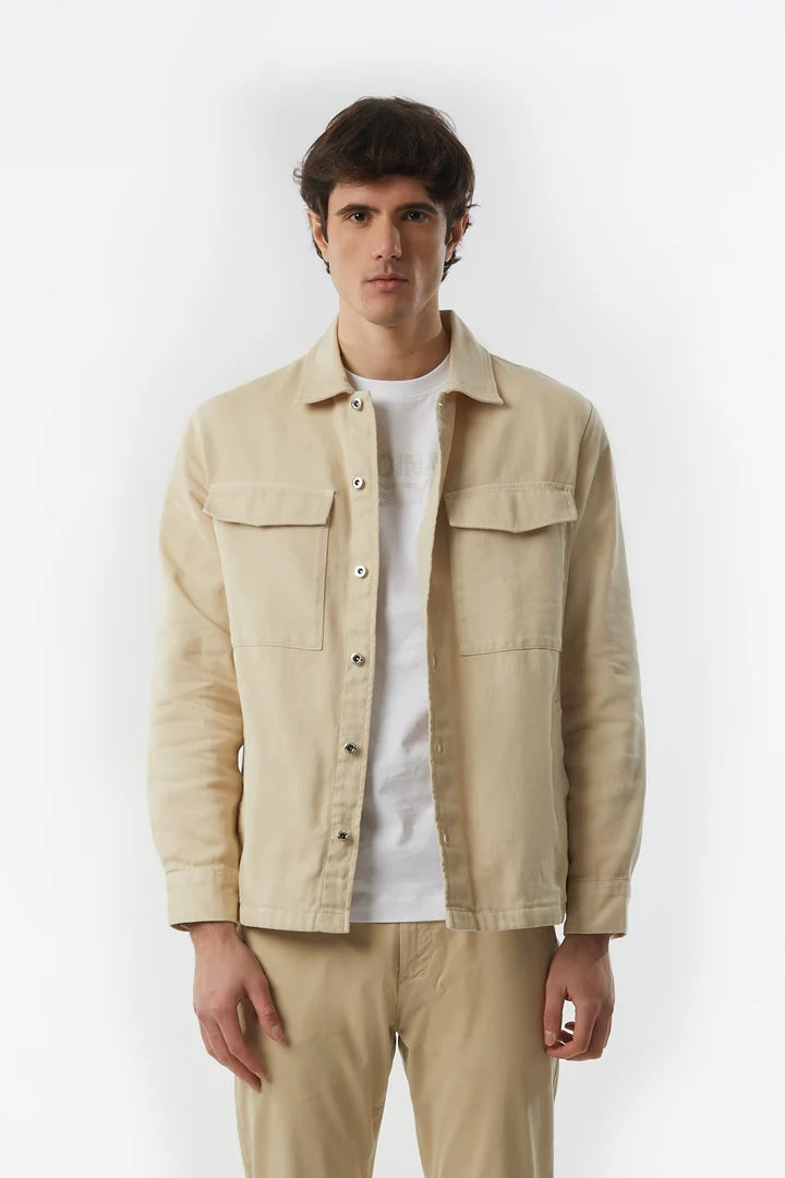 Overshirt in cotone