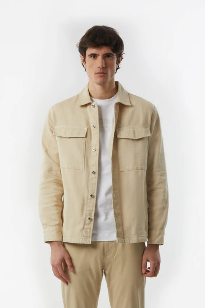 Overshirt in cotone