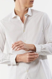 Camicia regular fit microfantasia