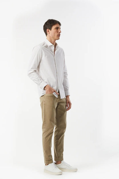 Camicia regular fit microfantasia