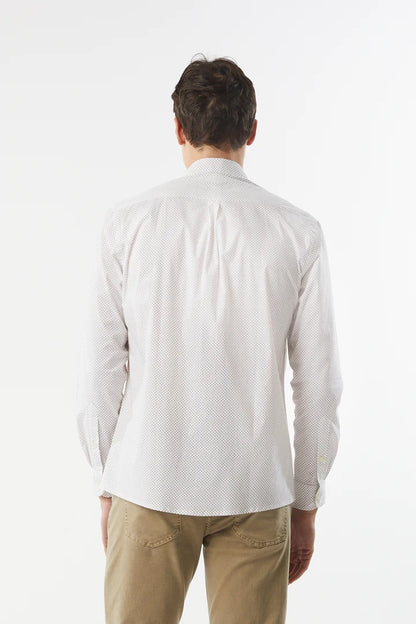 Camicia regular fit microfantasia