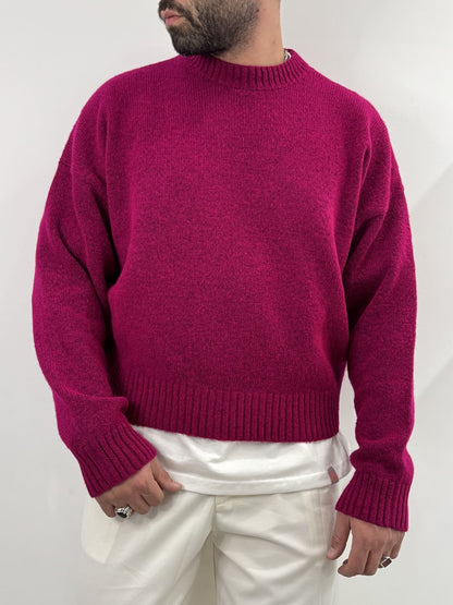 Maglione  Blacksvnday boxi fit fucsia