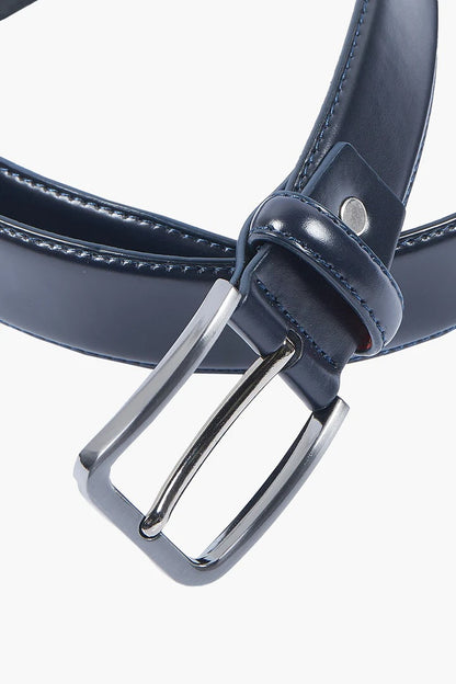 Cintura con impunture Sorbino Blu