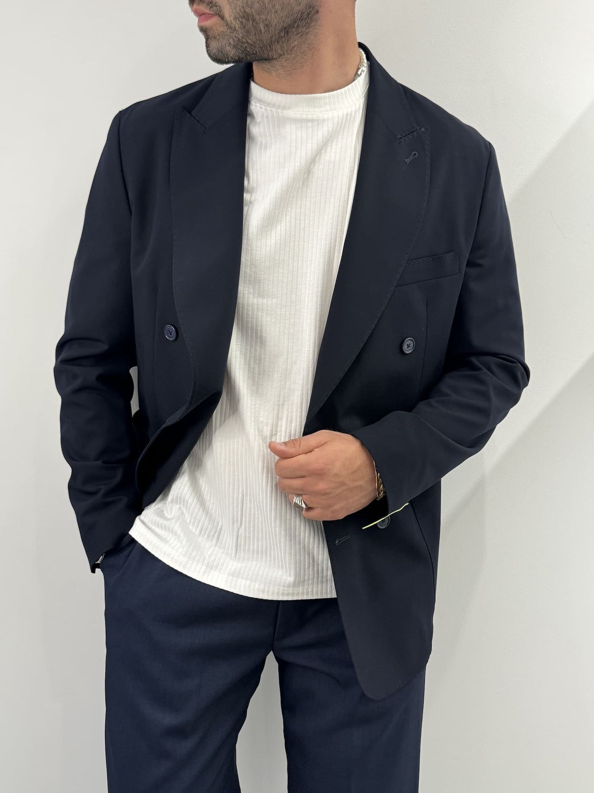 blacksvnday Giacca Copacabana Blu - Elegante e Comoda