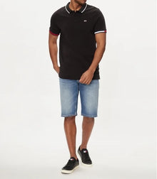 Polo Tommy Jeans red flag