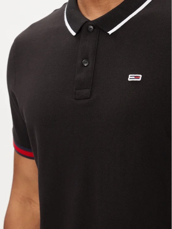 Polo Tommy Jeans red flag