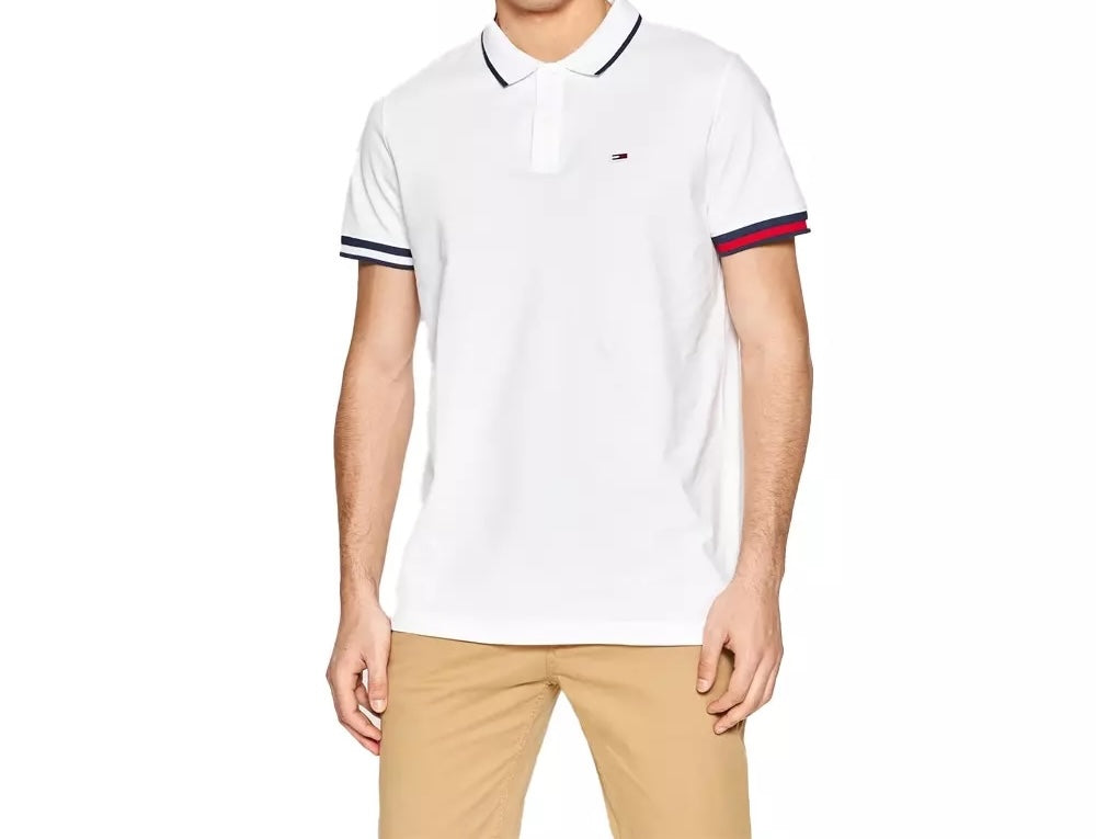 Polo Tommy Jeans red flag