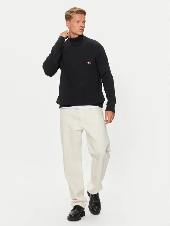 Dolcevita Tommy jeans a costine