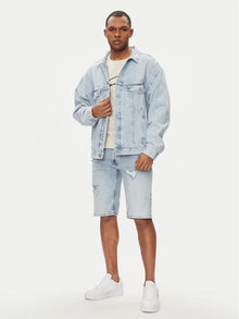 Giacca di jeans denim Light