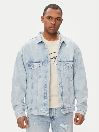 Giacca di jeans denim Light