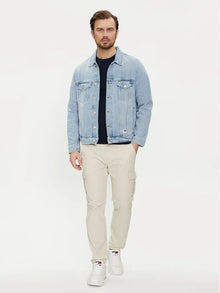 Giacca in jeans Tommy Jeans Denim chiaro