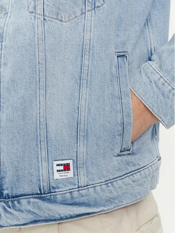Giacca in jeans Tommy Jeans Denim chiaro