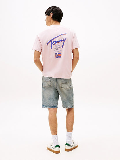 T-shirt relaxed fit con logo grafico