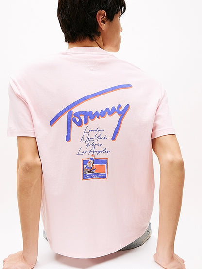 T-shirt relaxed fit con logo grafico