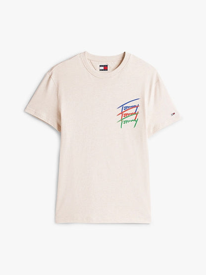 T-shirt con logo grafico sul retro Tommy Jeans