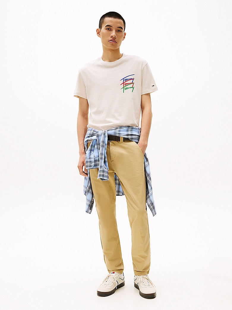 T-shirt con logo grafico sul retro Tommy Jeans