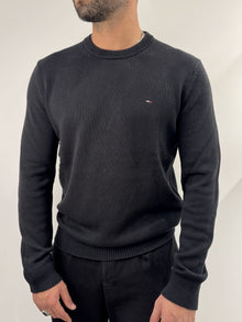 Pullover slim fit Black Tommy Jeans