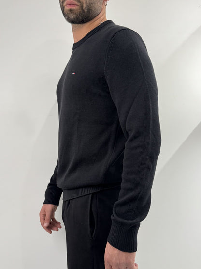 Pullover slim fit Black Tommy Jeans