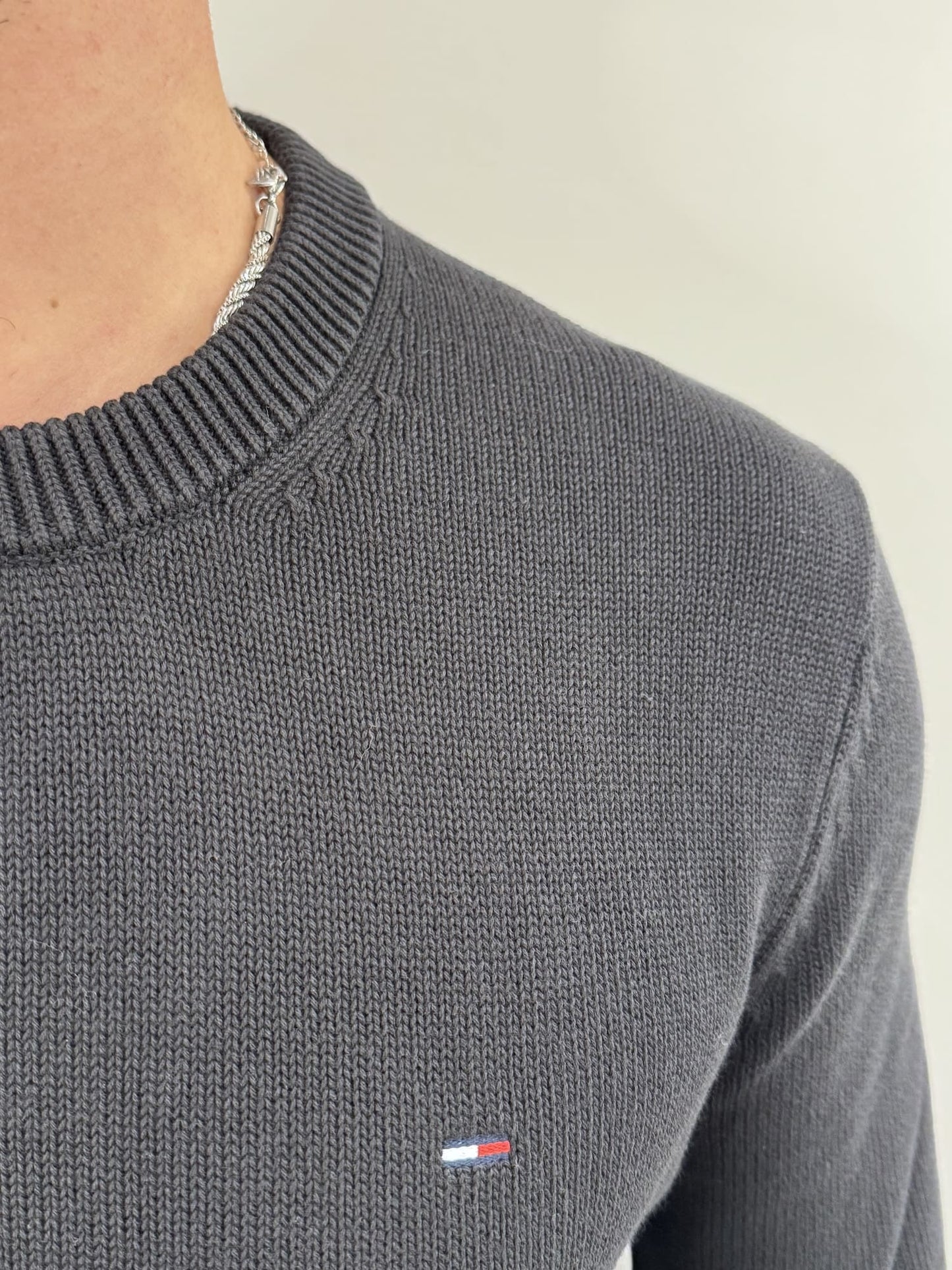 Pullover slim fit Black Tommy Jeans