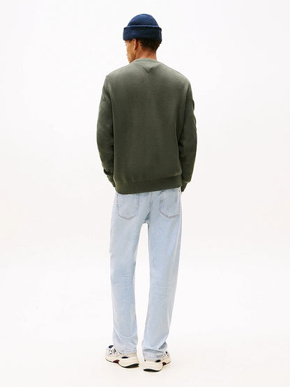 Pullover slim fit Green Tommy Jeans