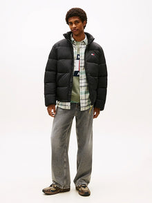 Giubbino relaxed fit in nylon idrorepellente