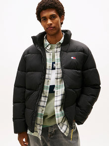 Giubbino relaxed fit in nylon idrorepellente