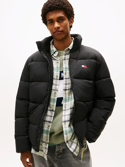 Giubbino relaxed fit in nylon idrorepellente