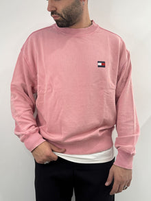 Felpa Classic anni '90 con logo tono su tono Tommy Jeans