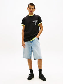 T-shirt Signature con logo sul retro Tommy Jeans