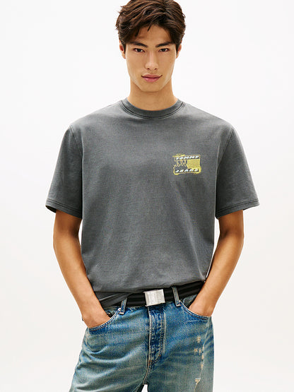 T-shirt stile 90s in jersey con logo Tommy Jeans