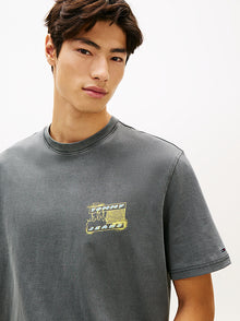 T-shirt stile 90s in jersey con logo Tommy Jeans
