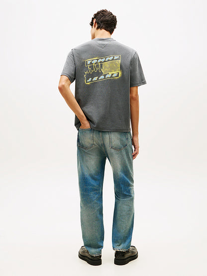 T-shirt stile 90s in jersey con logo Tommy Jeans