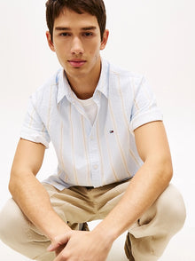 Camicia regular fit in seersucker