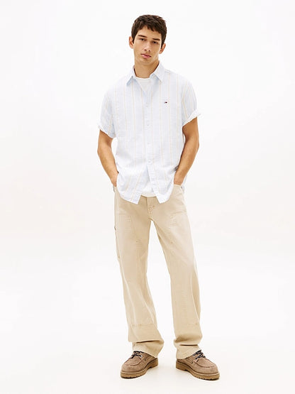 Camicia regular fit in seersucker