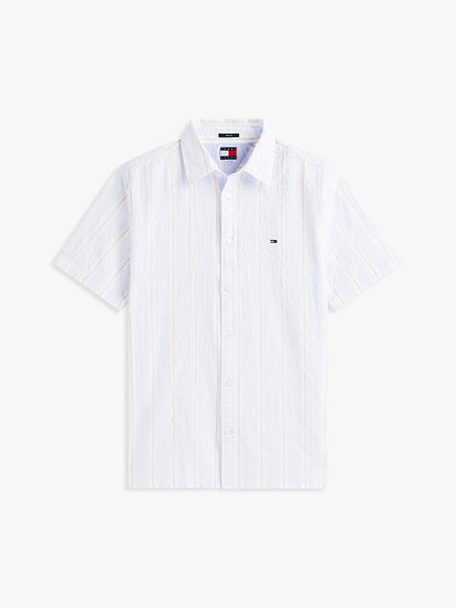 Camicia regular fit in seersucker