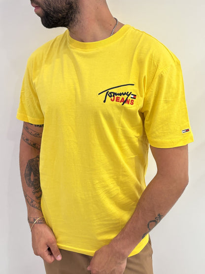 T-shirt Tommy jeans con logo ricamato
