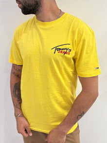 T-shirt Tommy jeans con logo ricamato