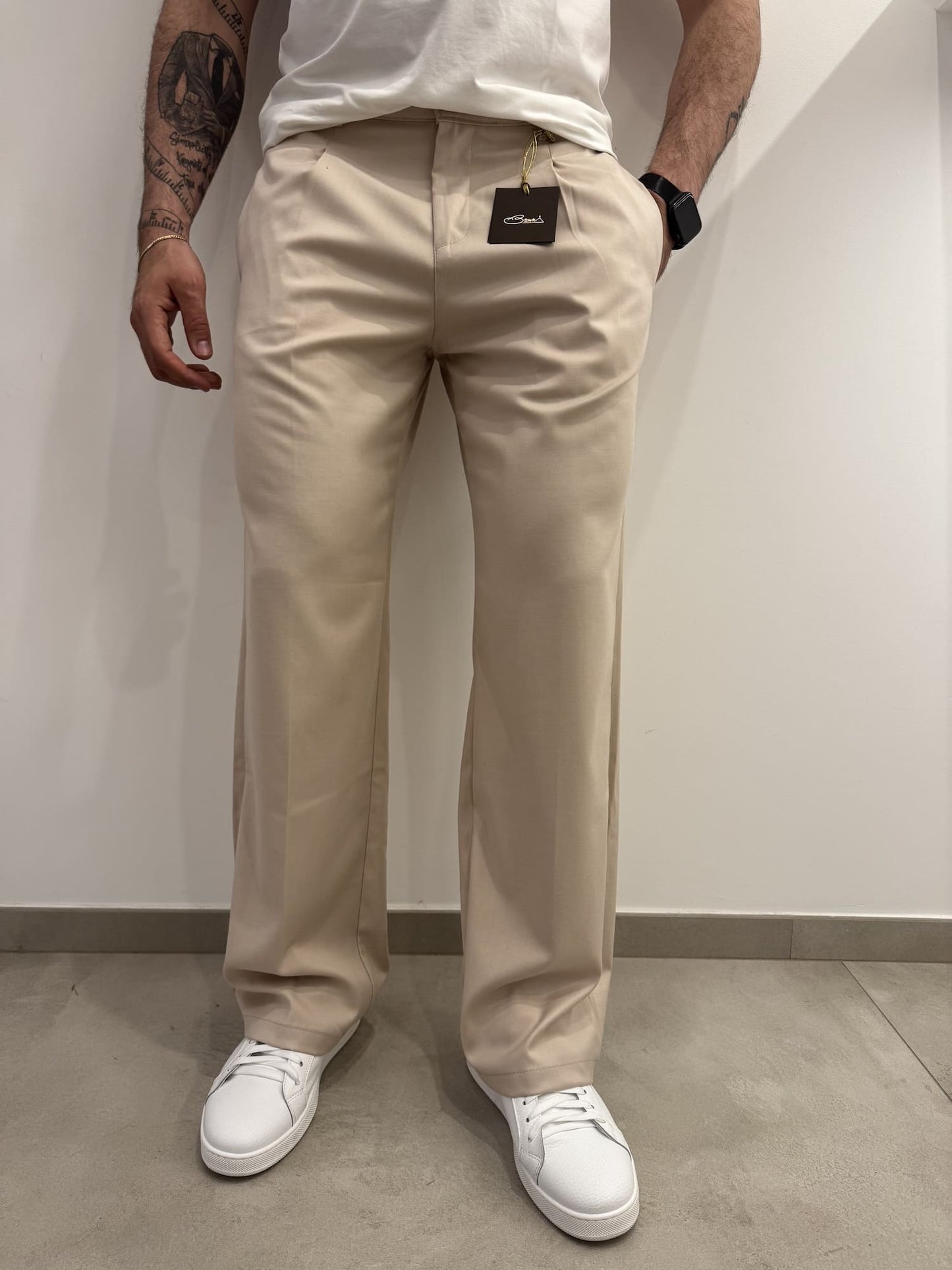 Pantalone tailored fit baggy