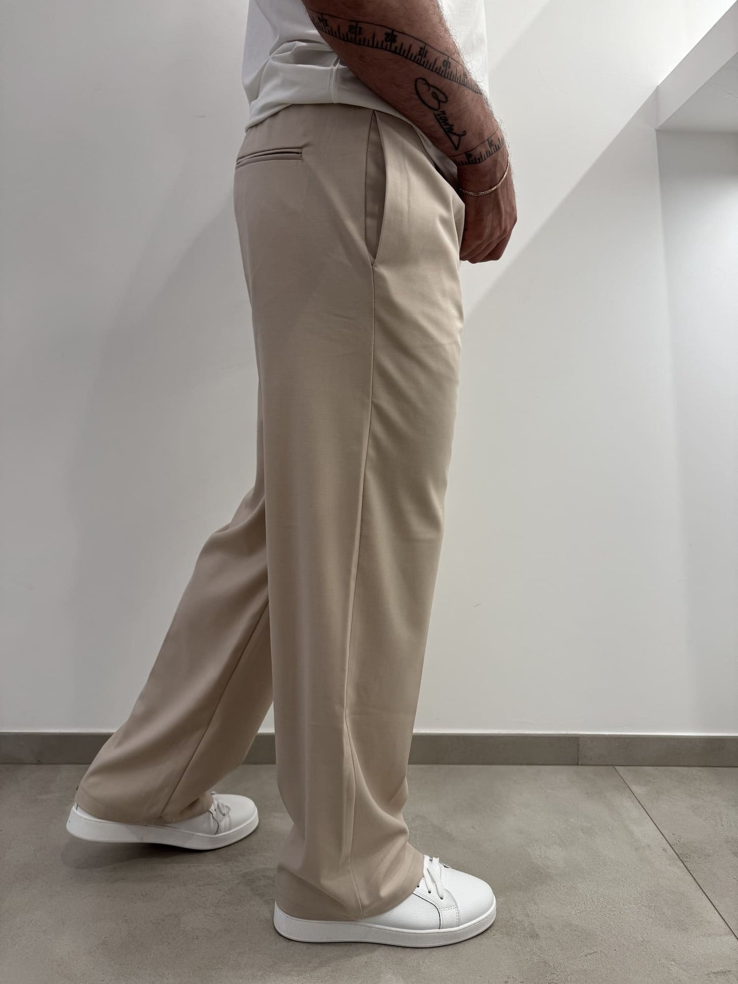 Pantalone tailored fit baggy
