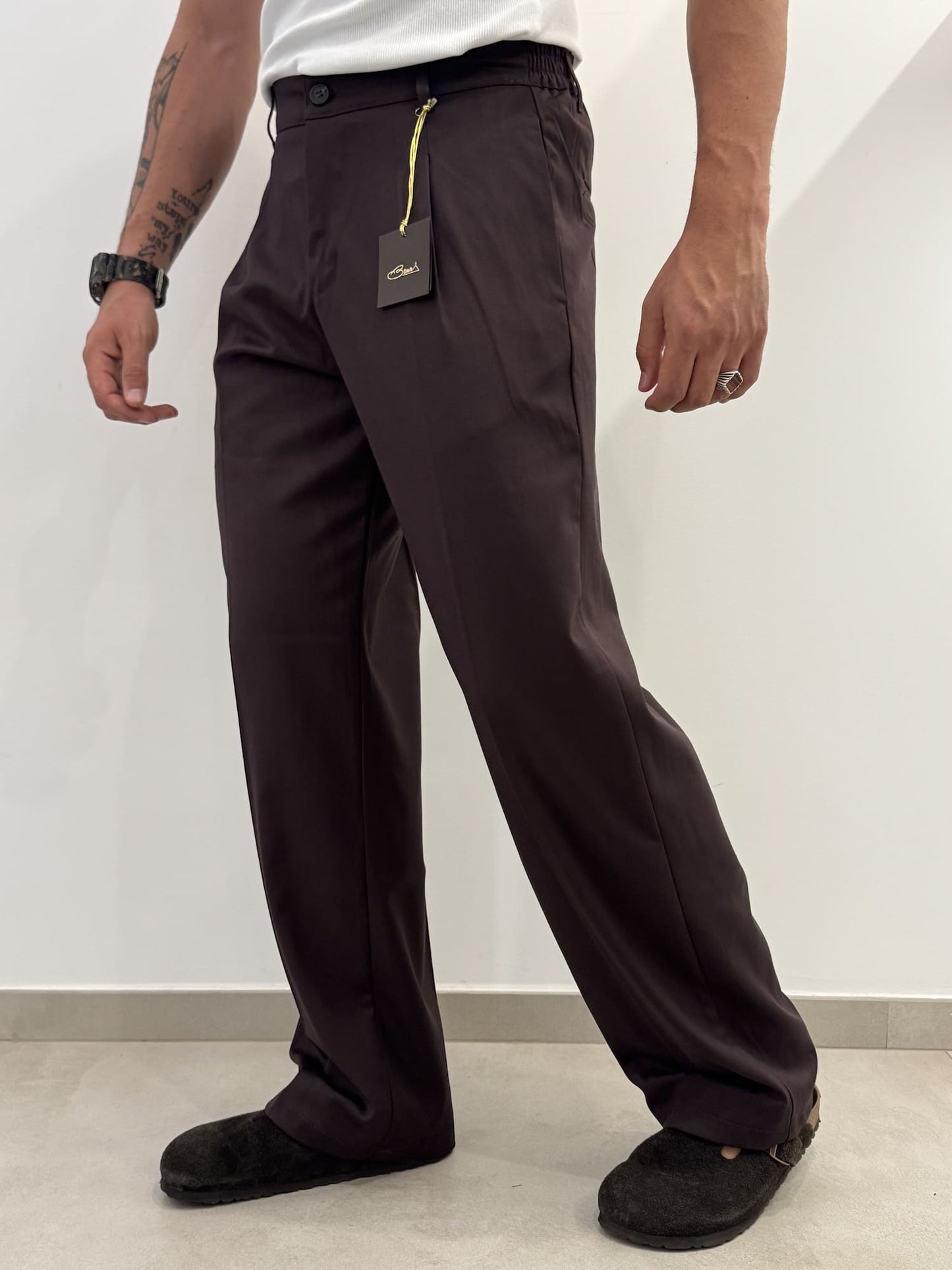 Pantalone tailored fit baggy