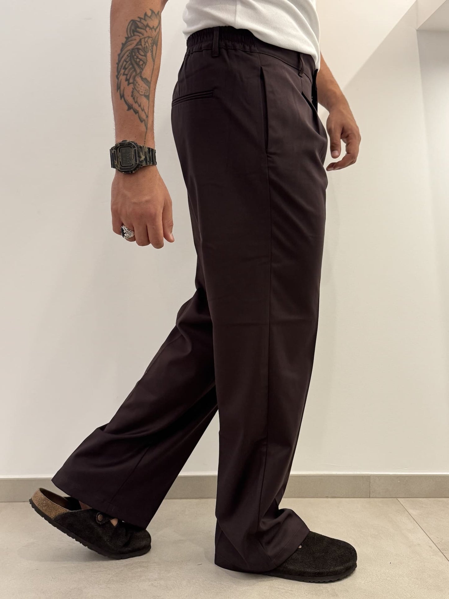 Pantalone tailored fit baggy