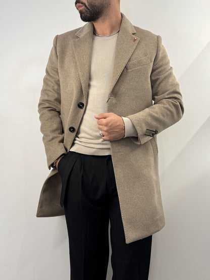 Cappotto Mulish in misto lana